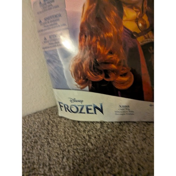 Disney Frozen Anna Child Wig Auburn Dress Up Cosplay Costume PrincessNEW - Picture 5 of 7